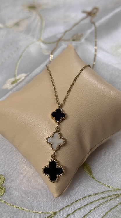 Anti-Tarnish Chain with Multi Clover Pendant - NG005