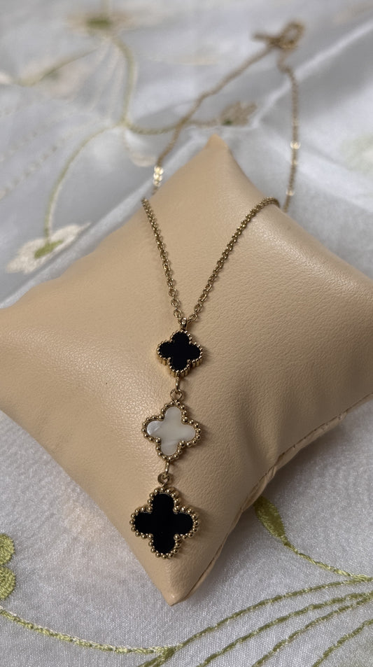 Anti-Tarnish Chain with Multi Clover Pendant - NG005